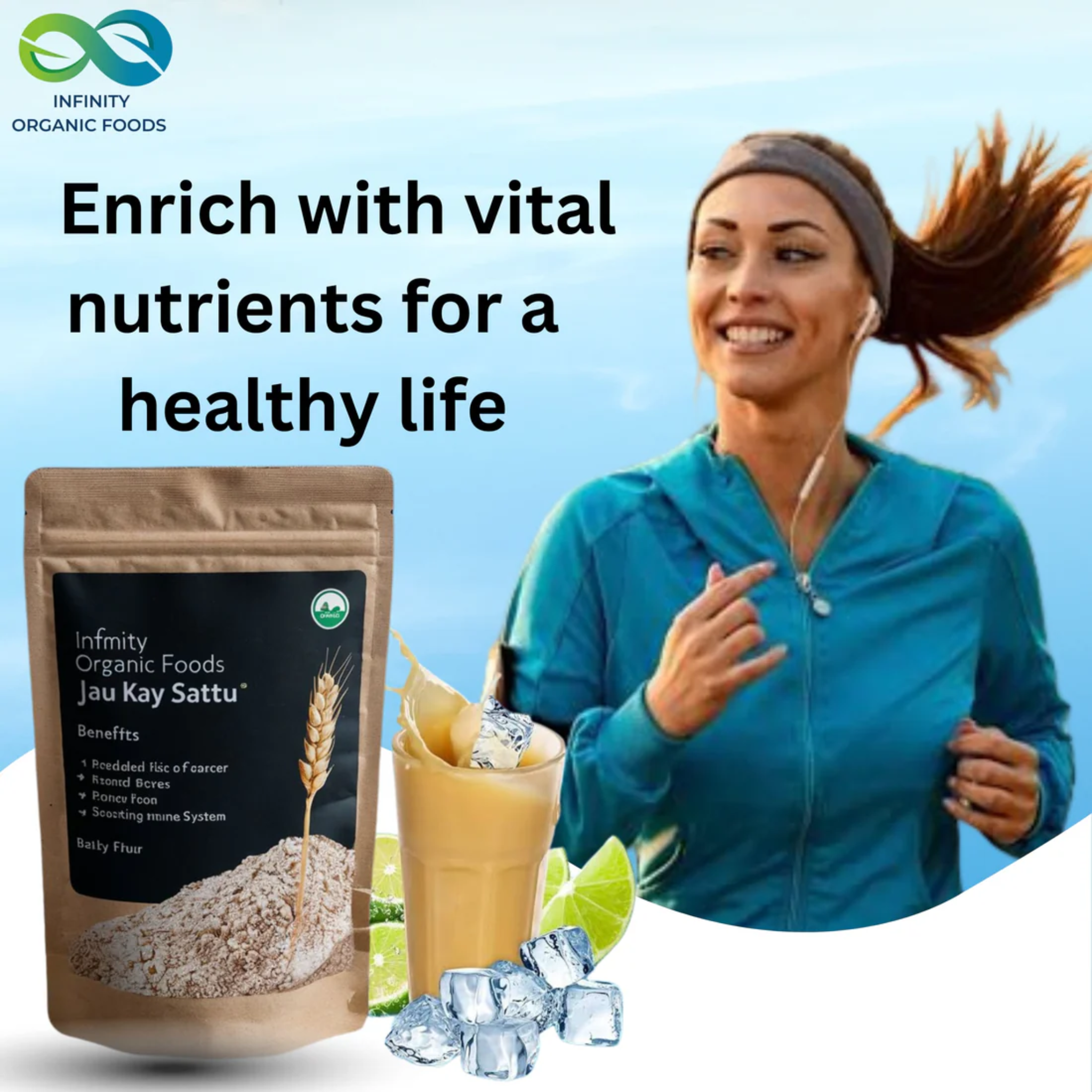 Desi Sattu & Shakkar - دیسی شکر اور ستّو - Keeps You Cool, Rich in Protein & Regulates Blood Sugar