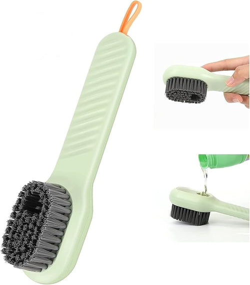 Multifunctional Liquid Dispensing Cleaning Brush Ergonomic Long Handle