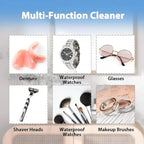 Jewelry Cleaning Machine, Professional Ultrasonic Cleaner & Full-Circle Cleaning, Portable
