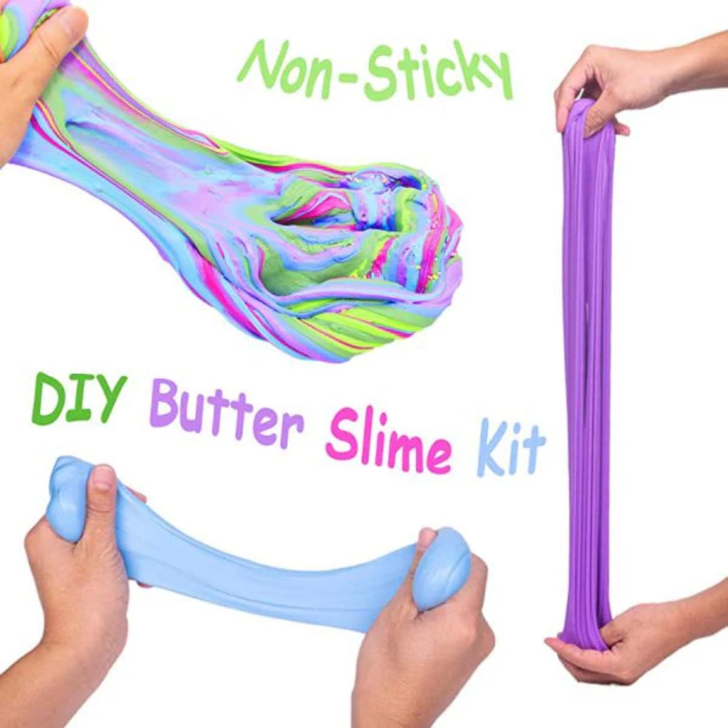 Colorful Slime 200ml, Pack of 3, DIY Sensory Toy, for Kids