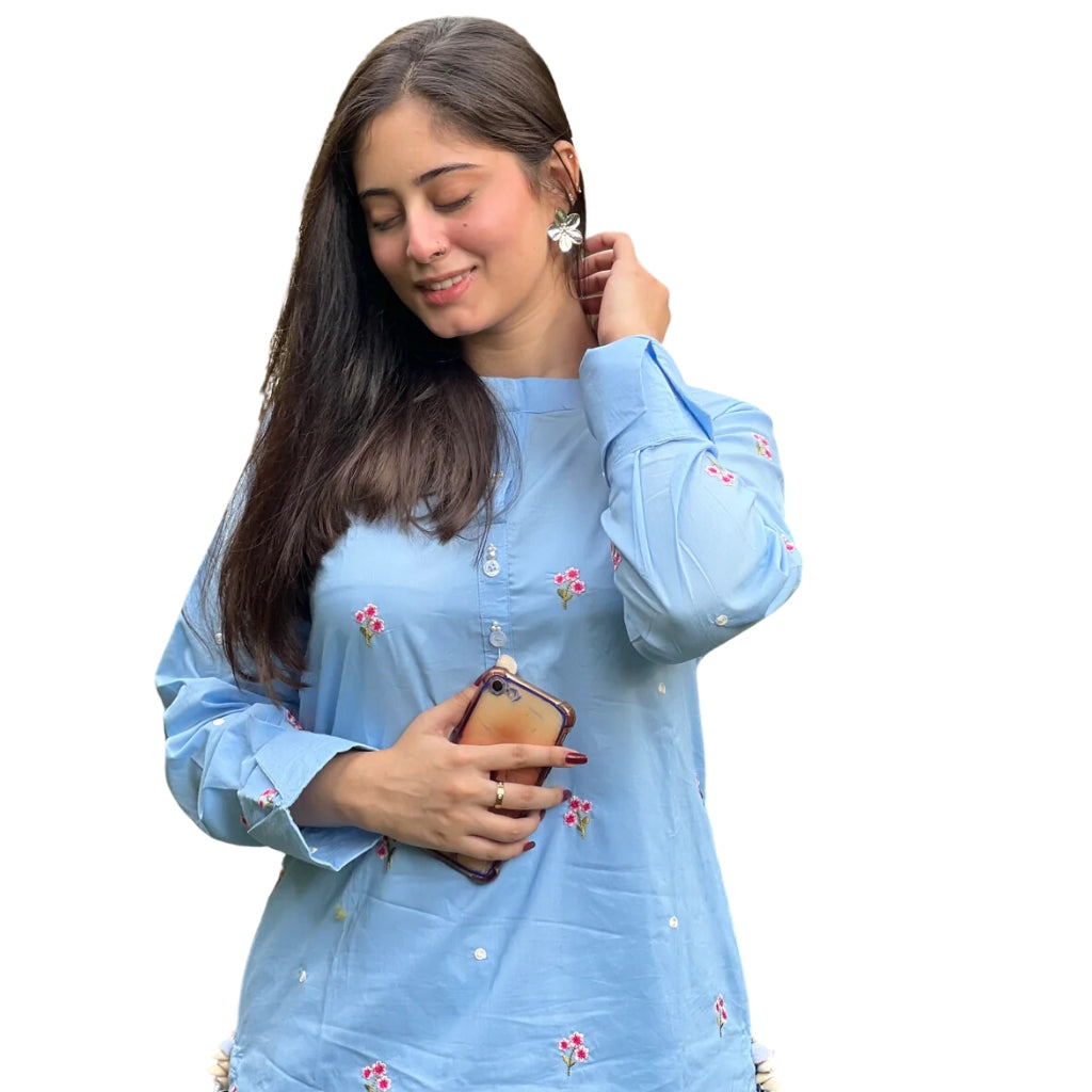 Chandni 2 Pc Cord Set, Luxury Lawn Dress, for Ultimate Comfort