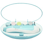 Electric Baby Nail Clipper, Safe & Quiet with 6 Grinding Heads, for Infants & Adults