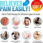 Reusable Hot Cold Gel Pack, Dual-Temperature Therapy, for Injuries, Pain Relief & Skincare