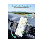 Car Phone Holder, 2 in 1 Air Outlet, Patent & Safety Sure, Won't Fall & Break