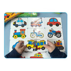 32-Piece Toddler Puzzle, Montessori Learning Cards, Fun & Educational