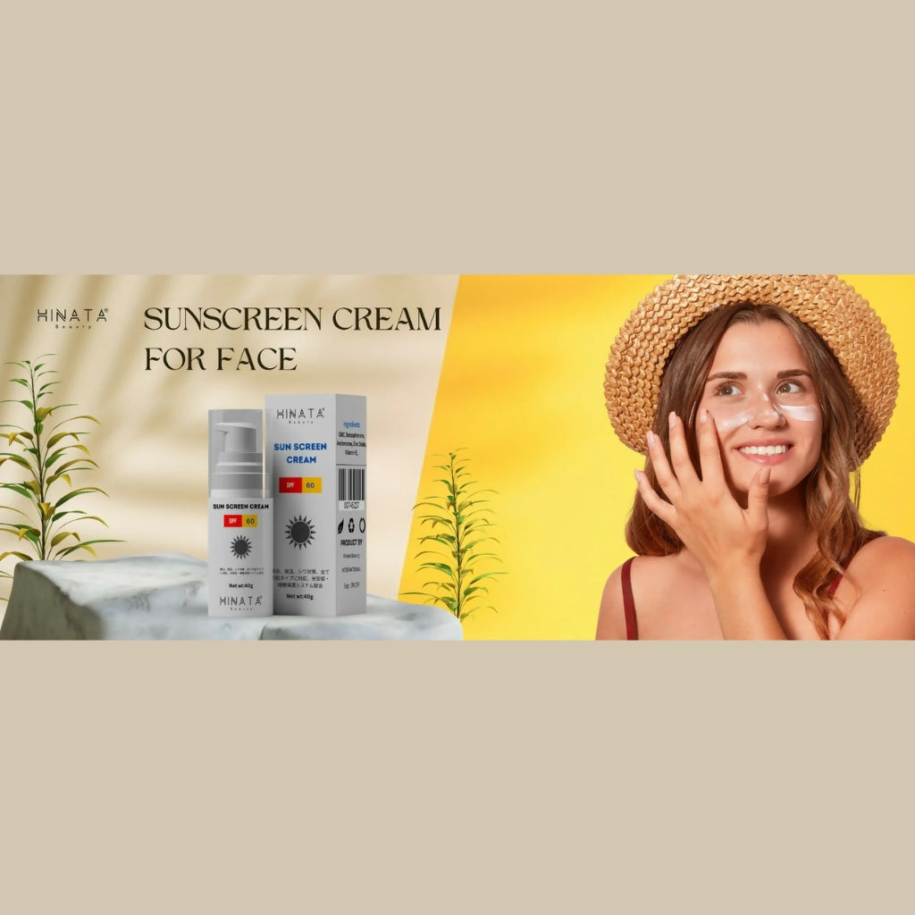 Sunscreen SPF 60, Lightweight, Non-Greasy & UV Protection, for Face