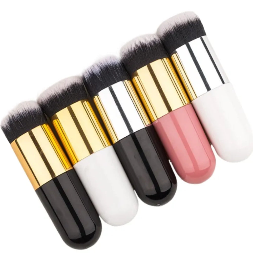 Chubby Pier Foundation Brush, Soft Bristles & Flat Head, for Women