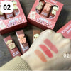 High-Pigment Lipstick Set, 3 Shades, High Gloss & Velvety Finish, for Women