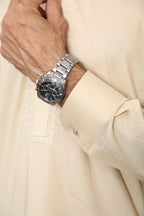 LIGHT CREAM MEN'S COTTON SHALWAR KAMEEZ