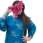 Suit, Stitched Arabic Lawn, Printed Shirt & Trouser, for Women