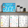 Educational Tracing Workbook, Stroke Practice Book, Ideal for School Starters
