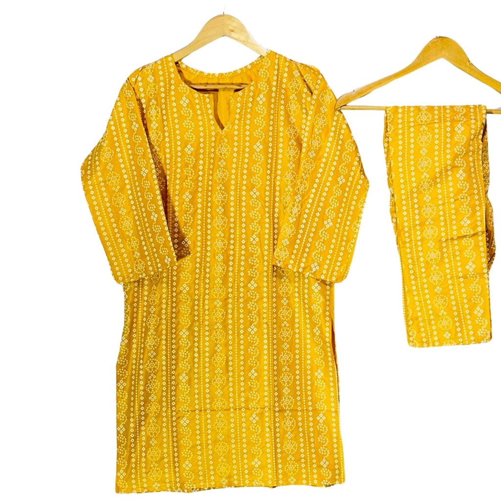 Suit, 2-Piece Chunri Design Stitched Traditional & Elegant, for Women