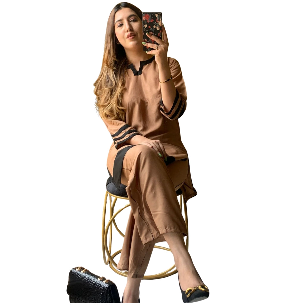 Suit, Stitched Arabic Lawn & Elegant Lace Work, for Women