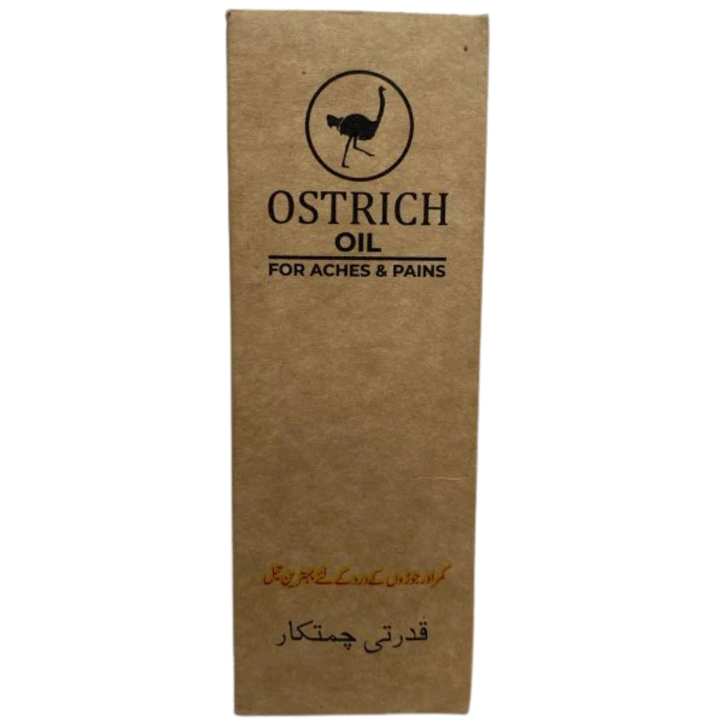 Enhanced Ostrich Oil, Organic Pain Relief for Joint & Muscle Pain, Chemical-Free