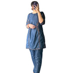 Embroidered Suit, Trendy Side Pocket Design & Premium Cotton Lawn