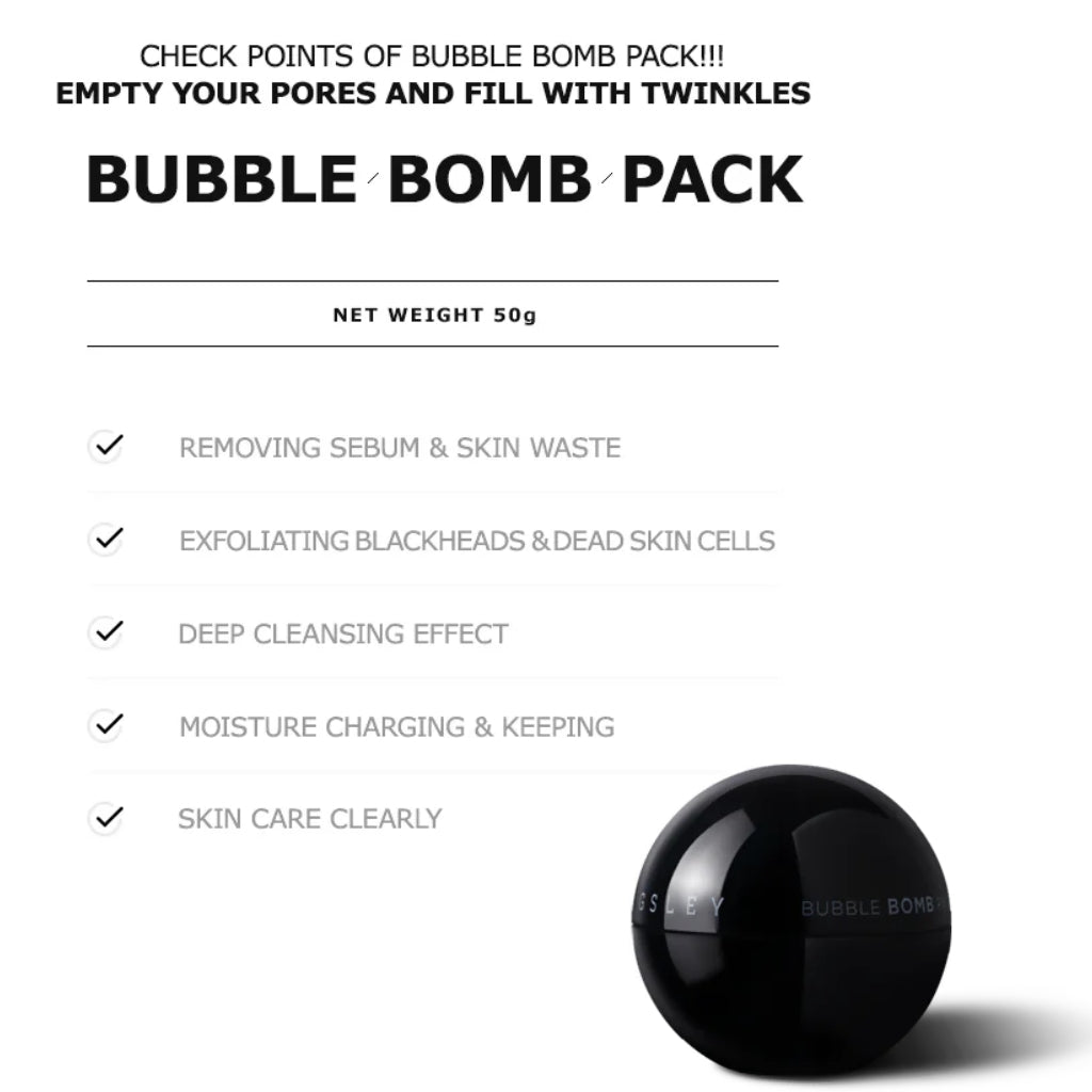 Bubble Bomb Pack, Deep Cleansing & Hydrating, for All Skin Types