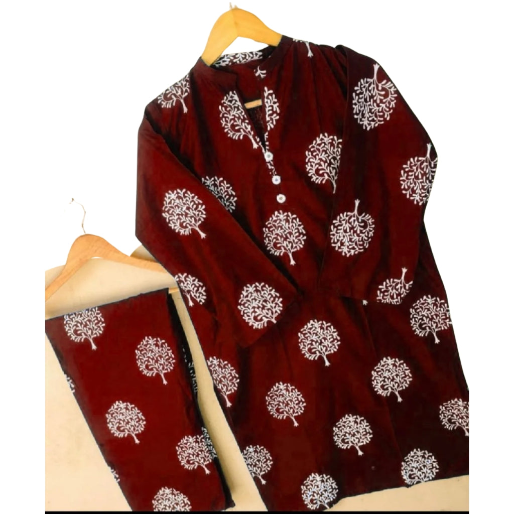 Lawn Suit, Arabic Lawn Suit, Printed Shirt & Trouser, for Women