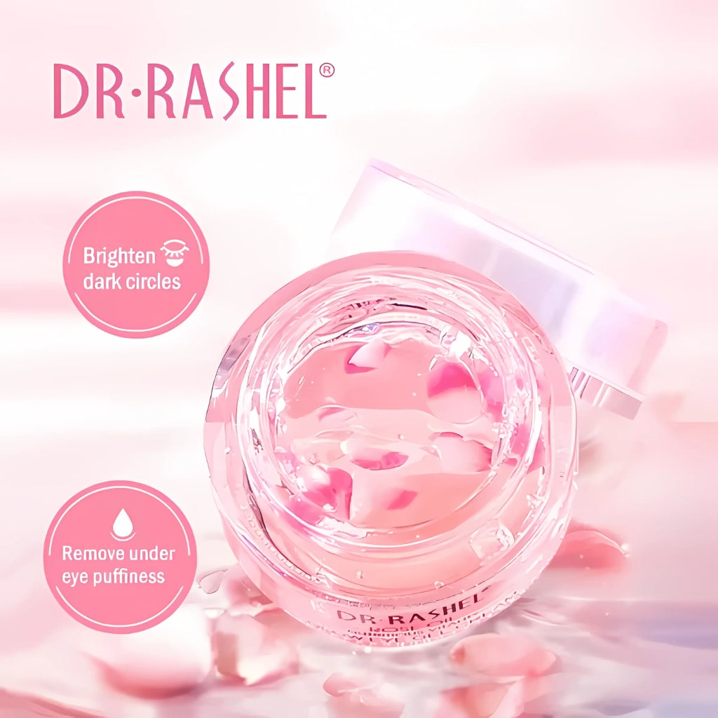 Dr.rashel Rose Oil Eye Gel Cream, Anti-Wrinkle & Hydrating, for All Skin Types
