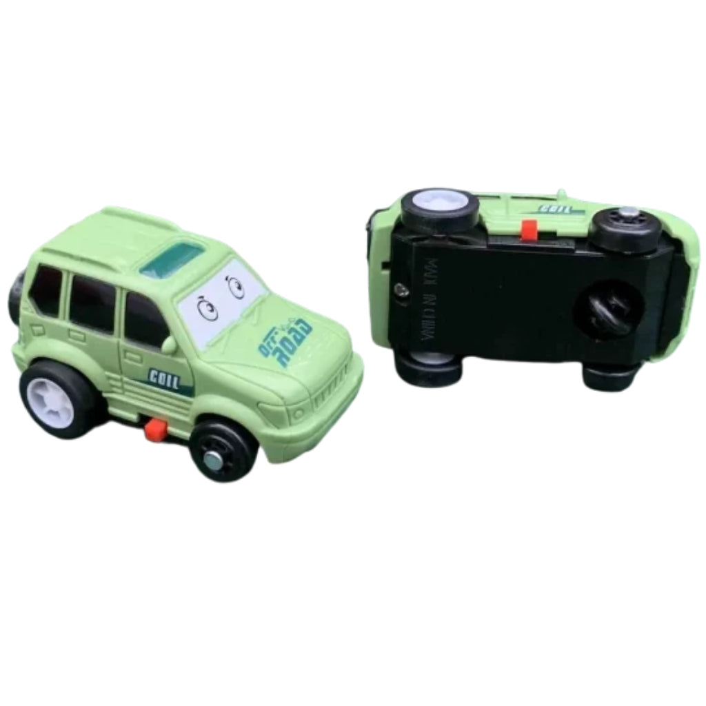 Puzzle Racer Car Track, Dinosaur Theme & DIY Educational Toy