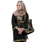 Arabic Lawn Suit, Pyramid Design & Free Handbag, for Women