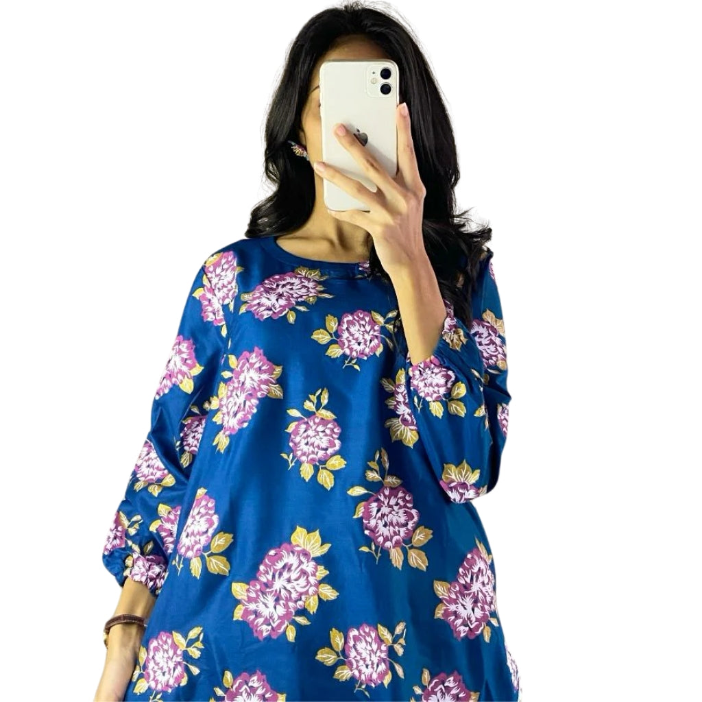 Arabic Lawn 2Pc Suit, Gulab Design, Printed & Stitched, for Women