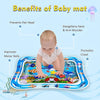 Inflatable Tummy Time Mat, Leak-Proof & Durable, Ideal for Babies 3+ Months