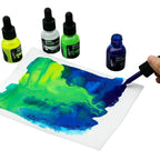 Mont Marte Premium Acrylic Ink, 12 Colors, 20ml Bottles, Vibrant & Waterproof