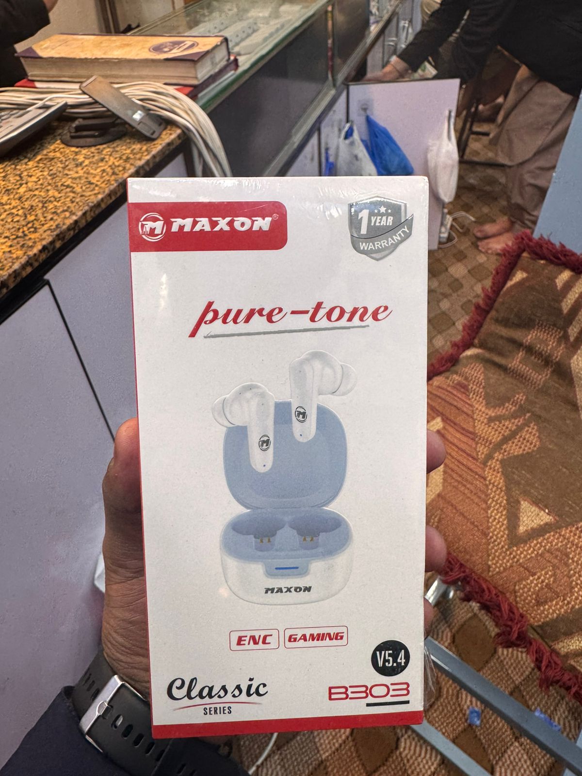 Maxon B303 Wireless Earbuds with ENC & Gaming Mode