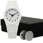 Premium Black Couple Watch Set, Minimalist Design, for Unisex