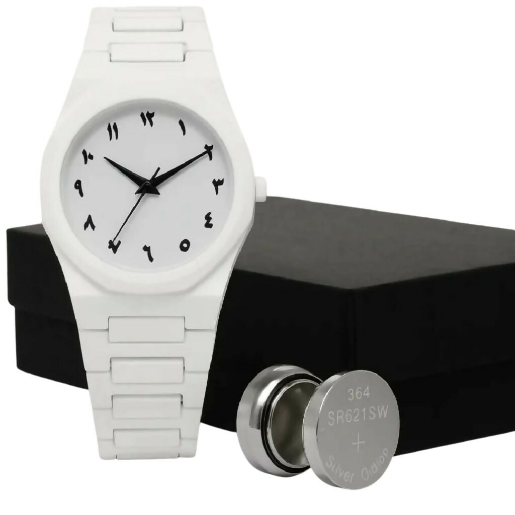 Premium Black Couple Watch Set, Minimalist Design, for Unisex