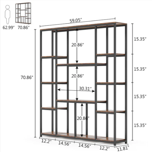 Bookcase Shelve Organizer
