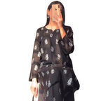 Suit, 2-Piece Stitched Set, Printed Shirt & Trouser, for Women