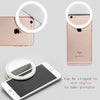 Selfie Ring Light, 3-Level Brightness, 36 LED Phone Light with USB Charging