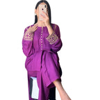 Embroidery Suit, Soft & Breathable Fabric, Perfect for All-Day Wear