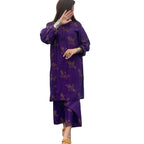Suit, Stitched Arabic Lawn, Printed Shirt & Trouser, for Women