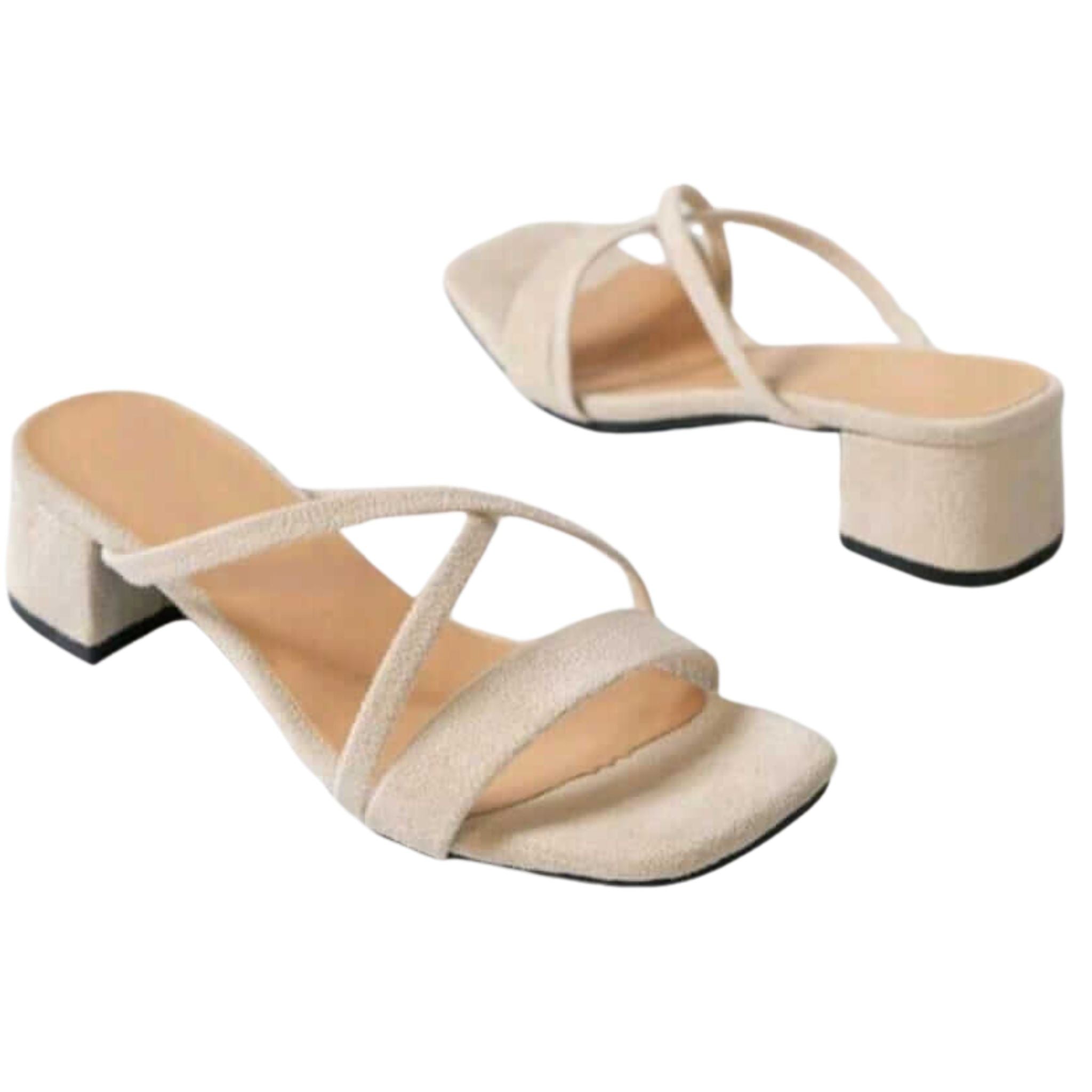 Cross Suede Slippers, Soft, Stylish & Comfortable Slip-Ons, for Women