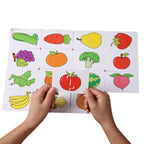 32-Piece Toddler Puzzle, Montessori Learning Cards, Fun & Educational