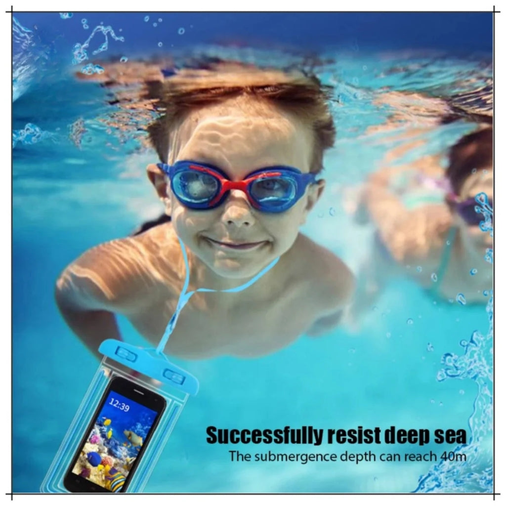 Mobile Waterproof Cover, Universal Water/Dust Proof Case, for Swimming & Outdoor