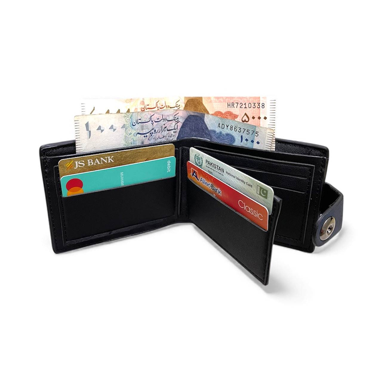 Leather Wallet With 7 Card Holders And 3 Note Compartments for Men