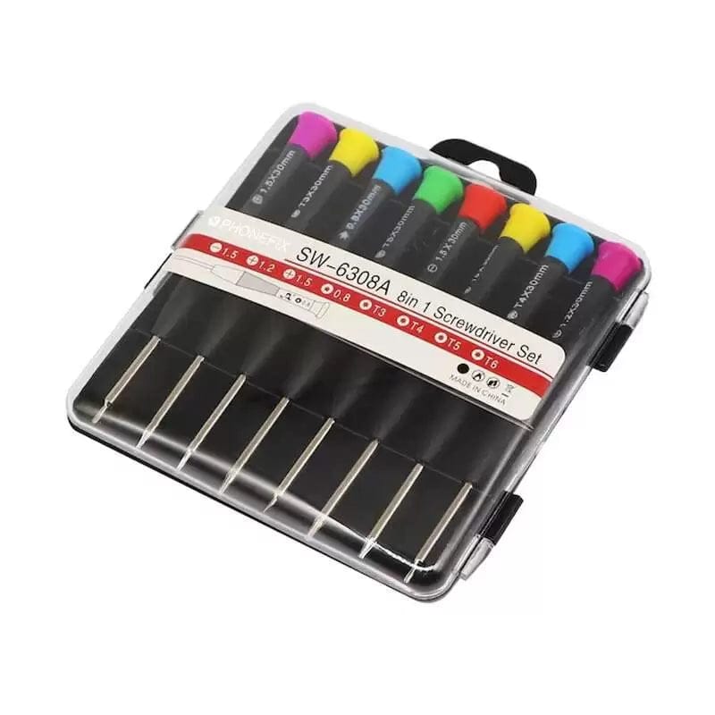 SW-6308A 8-in-1 Screwdriver Set, Precision Mobile & Electronics Repair Kit
