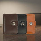 Pack Of 3 Men’s Premium Leather Wallets Stylish Durable Design