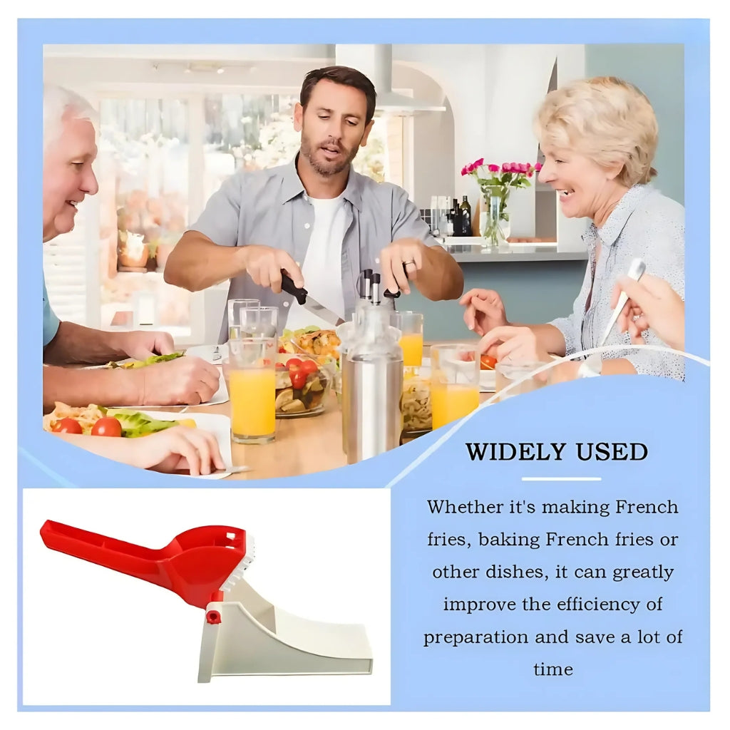 Vegetable Slicer Dicer, Ergonomic Handle & Sharp Steel Blades, for Home Kitchen Use