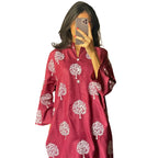 Tree Design Suit, Stitched Arabic Lawn, Printed Shirt and Trouser, for Women