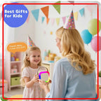 3-in-1 Karaoke Mic, Bluetooth Speaker, LED Lights, for Kids & Adults