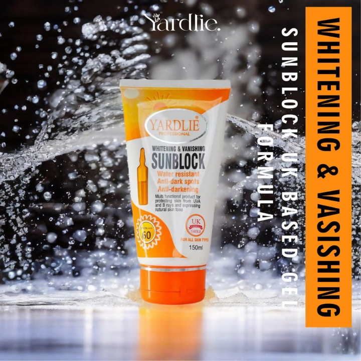 YARDLIE Professional - SPF - 60 WHITENING & VANISHING SUNBLOCK 150ml