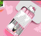 7-Piece Kitty Style Makeup Brush Set – Pink Makeup Brushes Kit for Beginners & Professionals