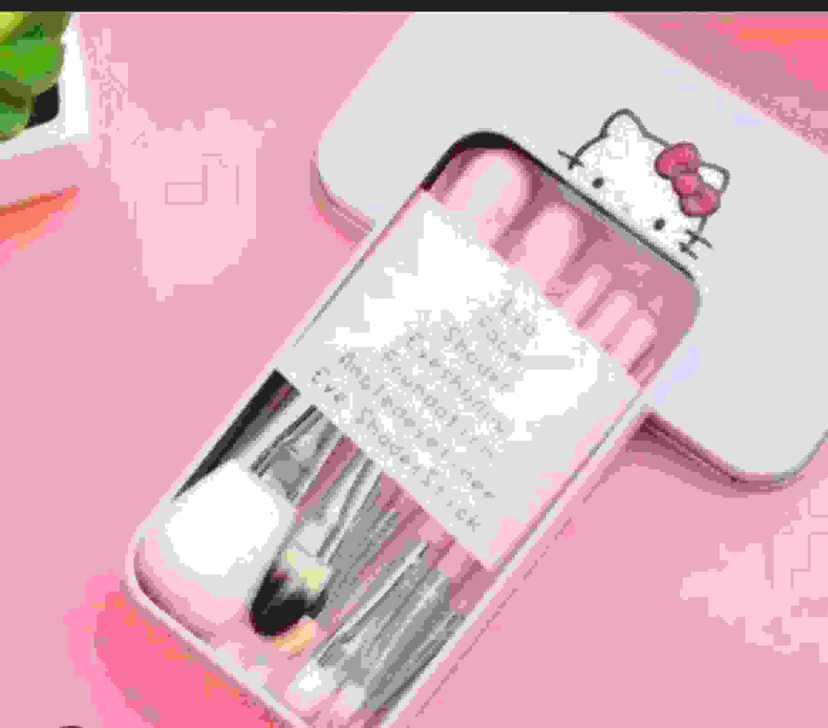 7-Piece Kitty Style Makeup Brush Set – Pink Makeup Brushes Kit for Beginners & Professionals