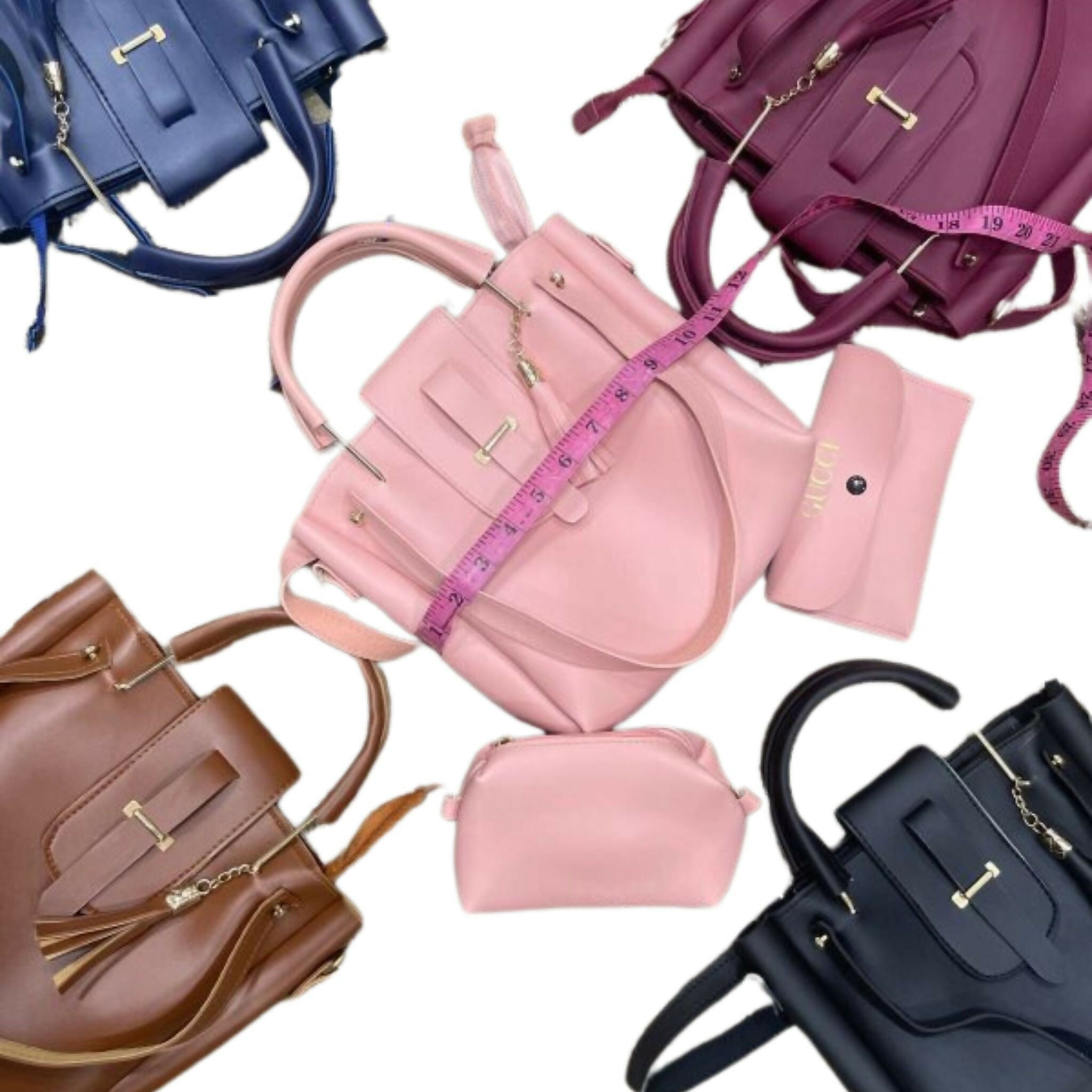 3 Piece Women Handbag Set