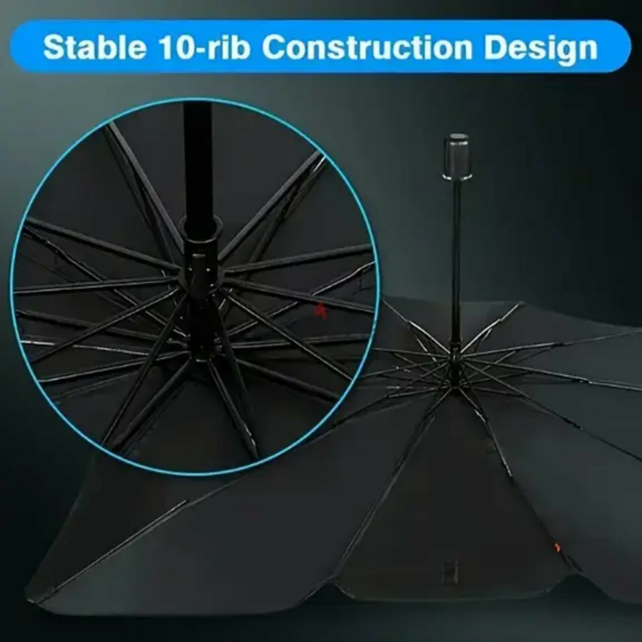 Premium Car Windshield Sun Shade Umbrella – Foldable UV & Heat Insulation Cover
