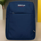 Slim Business Laptop Backpack | Lightweight Travel & Office Bag with Multi-Pockets | Navy Blue